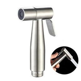 Bath Accessory Set Gun Stainless Steel Hand Bidet Faucet for Bathroom Sprayer Shower Toilet Head Self Cleaning Fixture 231130