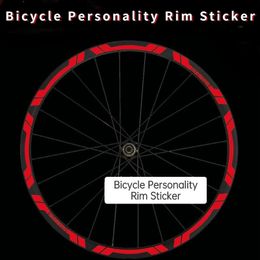 Bike Groupsets Bike Rim Stickers Road MTB Wheel Set Decal 26" 27.5" 29" 700C Cycling Reflective Stickers width 20mm Bicycle Accessories 231130