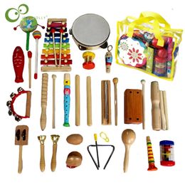Keyboards Piano Toddler Musical Instruments Wooden Percussion Educational Preschool Toy for Kids Baby Instrument Toys Set 231201