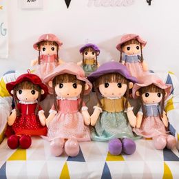 Dolls Stuffed Plush Hundred Change Faye Cute Model Year Birthday Gift For Girl Sleep Soothing Pillow 231130