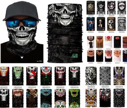 Skull Design Multi Function Bandana Ski Sport Motorcycle Biker Scarf Face Masks Outdoor Facial Mask Headband Neck Gaiter2538929