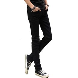 Black Jeans For Men Slim Fit Stretch S Clothing Casual Denim Trousers Male Pants Streetwear High Quality Homme Boys