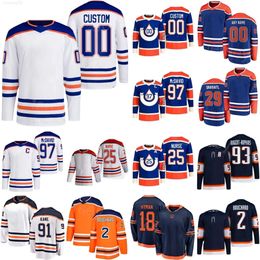 Hockey Jersey Edmonton Ekholm Mcleod Brett Kulak Dylan Holloway Mattias Janmark Vincent Desharnais Adam Erne Connor Brown Oilers Derek Ryan