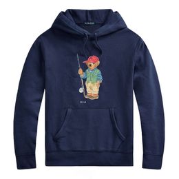 PLEIN BEAR Brand Men's Hoodies & Sweatshirts Warm Thick Sweatshirt Hip-Hop Loose Characteristic Pullover Teddy Bear Luxury Men's Hoodie 9029