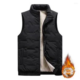 Men's Vests Sleeveless Men Clothing Windproof Oversized Thickened Warm Fashion Casual Style Autumn Winter High Quality Outwear
