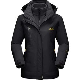 coatwomen women's winter jacket 3-in-1 skiing jacket waterproof and windproof wool winter jacket parka coat snow woman coat 3CB4H