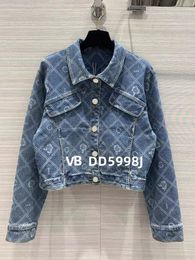 Chan femmes manteau nouveaux vêtements de marque femmes veste designer mode camélia veste en jean CCCC imprimer manteau vestes femmes cardigan anniversaire cadeau de Noël