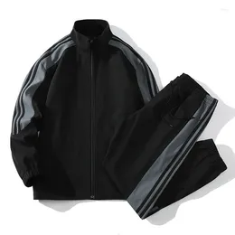 Men's Tracksuits Casual Sports Jacket Suit Fall Fashion Long Pants