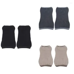 Knee Pads 2 Pair Cashmere Braces Supports Leg Warmer Winter Warm Thermal Cycling Ski Brace Pad Thicken