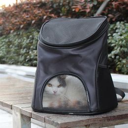 Outdoor Travel QET CARRIER Backpack Cats Summer Breathable Cat Carrying Bag Goods for Pets Products mochila para gato215e