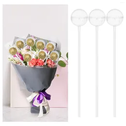 Decorative Flowers Wedding Bouquet Fixing Holder Plastic Chocolate Ball Fixed Base Flower Decoration