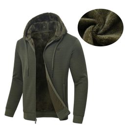 Mens Jackets Winter Warm Casual Hooded Plaid Shirts Thick Windbreaker Coat Fashion Streetwear 5XL 231201