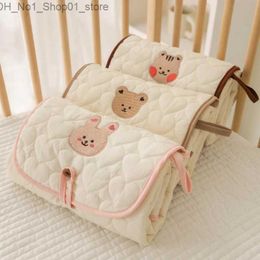 Changing Pads Covers Baby Diaper Changing Pad Washable Mattress for Newborn Baby Stuff Portable Diapers Changer Stroller Mat Folding Waterproof Sheet Q231202