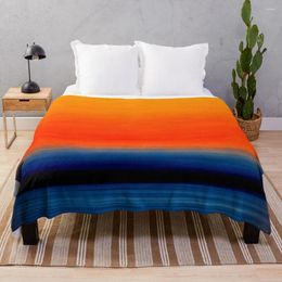 Blankets Rothko Rust And Blue HD Mark Orange Painting Throw Blanket Sofa Bed Linens