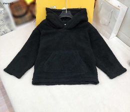 Luxury designer kids hoodie Abdominal pocket decoration baby sweater Size 100-160 Autumn Back logo print boy girl pullover Nov25