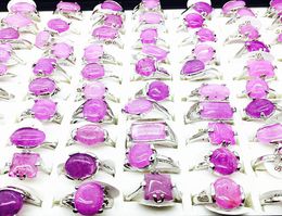 whole bulk lots 50pcs women039s girl039s purple stone fashion beautiful jewelry rings brand new mix styles7668566