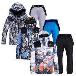 Other Sporting Goods Men s and Women s Snow Suit Sets Snowboarding Clothing Winter Warm Waterproof Outdoor Costumes Skiing Wear Jackets Pants 231201