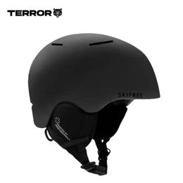 Ski Helmets SKIFREE Unisex ski helmet Certificate Halfcovered Antiimpact skiing helmets For Adult and Kids Snow Safety Snowboard Helmet 231130