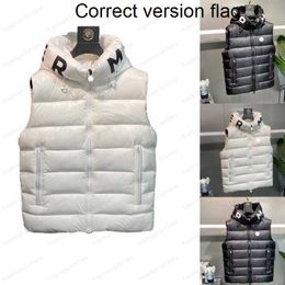 Canada Giletmen's Vests Mens Couple Down Womens Stand Collar Vest Winter Jacket Embroidered Chest Badge Warm Outerwear Jacketsgoose