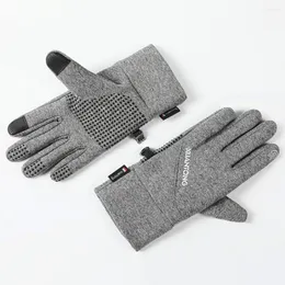 Cycling Gloves Fashionable Ski Soft Well-fitted Full Finger Winter Bicycle 1 Pair