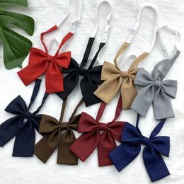 Bow Ties For Men Polyester Silk Original Elegant Soft Japanese Student Shirt School Uniform Accessories Jewelry Delivery