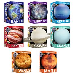 Novelty Games Planet Explore Dig Kit Toys Solar System Gemstone Excavation Mining Kids Science Early Educational Toy 231201