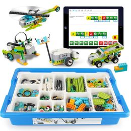 Christmas Toy Supplies WeDo 2.0 Educational Functions DIY Parts Compatible 45300 WeDo 2.0 Core Set Building Blocks DIY Toys Christmas Gifts 231129