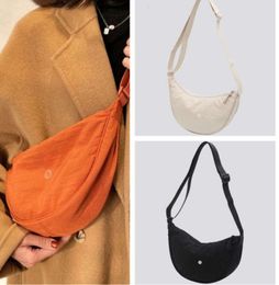 Designer 23ss Lululemens Bag Women Same Style Oblique Cross Bun Leisure Yoga Nylon shoulder yoga sport Luxury lulu Crossbody bag YY99123