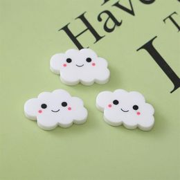 30Pcs 25 16mm Resin Components Small Cloud Decoration Crafts Kawaii Cute Flatback Cabochon Embellishments For Scrapbooking DIY Acc246i