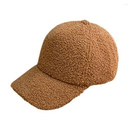 Ball Caps Breathable Baseball Hat Warm Windproof Plush Cap For Men Women Stylish Outdoor Sports With Uv Protection Curved