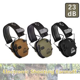 Tactical Earphone Tactical Earphone Hight Quality For Walkers Razor Slim Shooting Ear Protection Muffs With Nrr 23 Db 2X Flag Es Fast Dh5Ph