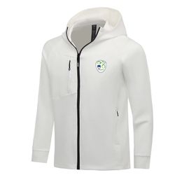 Slovenia Men Jackets Autumn warm coat leisure outdoor jogging hooded sweatshirt Full zipper long sleeve Casual sports jacket