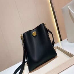 Designer bags colorblock willow shoulder bag luxury woman hand charlie Bucket bag ladies large capacity wallet purse four choices 207F