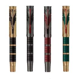 Fountain Pens Hongdian Qin Dynasty Series Piston Fountain Pen Fine/ Fine Nib Exquisite Retro Calligraphy Writing Engraved Chinese Style 231201