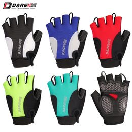 Sports Gloves DAREVIE Cycling Gloves GEL Foam 60kg/m³ Shockproof Cycling Gloves Half Finger For Men Women Bionic Ergonomic Gloves Pro Team 231201