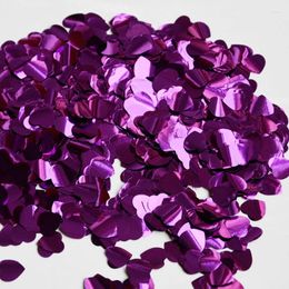 Party Decoration Purple Heart Confetti Metallic Glitter Foil Sequins Balloons Tables Art Crafts DIY Wedding Festival Deco