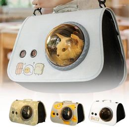 Cat Carriers Pet Bag Carrier Transparent Pouch Breathable With Zipper Comfortable Dog For Outdoor Travel