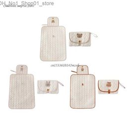 Changing Pads Covers Foldable Diaper Bag Multifunction Nappy Diapering Mat Reusable Washable Mattress Dropship Q231202