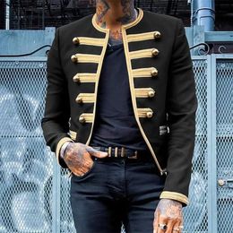 Men's Jackets Men Jackets O-neck Long Sleeve Open Stitch Streetwear Patchwork Vintage Elegant Thin Coats Men Crop Outerwear S-5XL INCERUN 231130