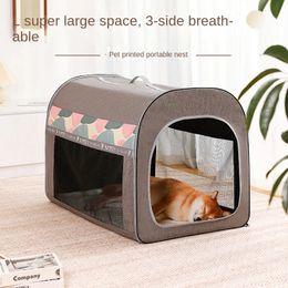 kennels pens Dual Colour Dog House Large Dog and Pet Kennel All Season Universal Detachable and Washable Dog Kennel Cat Bed Pet Supplies 231130