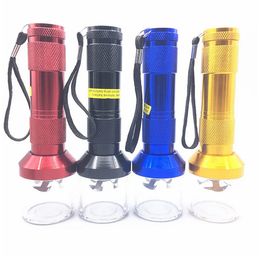 Automatic Herb Grinder Aluminium Electric Spice Tobacco Crusher Quickly Metal Smoking Accessories Grinders