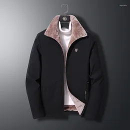 Men's Jackets Fleece Parkas Jacket Coat Men Winter Casual Classic Warm Thick Autumn Fashion Pockets Windproof Parka Plus Size 7XL 8XL