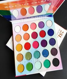 Makeup Eyeshadow Palette 25L Live In Colour Eye Shadow 25 Colours Make Life Colourful Matte Shimmer Eye Shadow hill Palette Beauty Co2959688