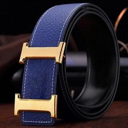 men designers belts classic fashion business casual mens waistband womens metal buckle leather width 3.8cm with box AA