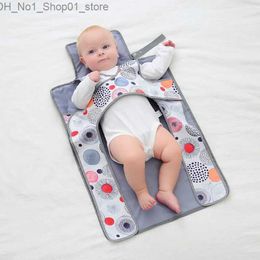 Changing Pads Covers Foldable Portable Changing Table Changer Mat Cover Newborn Waterproof Diaper Bags Purposes Pad Change Urine Bed Baby Items Q231202
