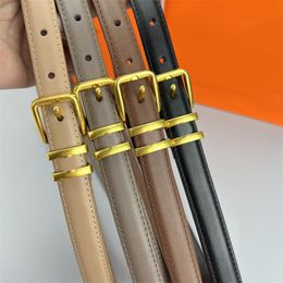 Thin belt fashion designer belts for women mens genuine leather cintura casual letter waistband dress coat ornament luxury belt men elegant formal hj08