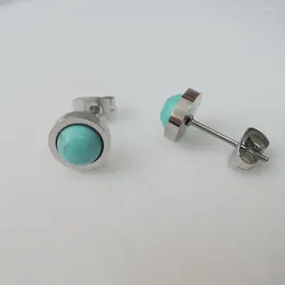 Stud Earrings High Quality Top Fashion Stainless Steel Earring With Nice Stone--