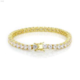 Wholesale Hip Hop Jewellery 925 Silver Moissanite Tennis Bracelet Personalised Custom Men's Diamond