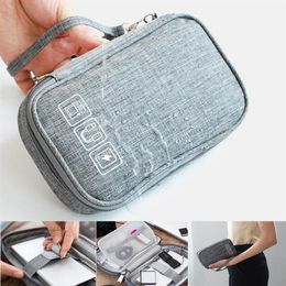 Wallets Cable Bag Organiser Wires Charger Digital Usb Gadget Portable Electronic Earphone Case Zipper Storage Pouch Accessories Tr336V