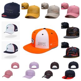 F1 Team Drivers' Hat 2023 Racing Sports Baseball Hat Men's and Women's Curved-eaved Fans' Hat Outdoor Riding Equipment